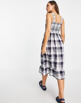 Thumbnail for your product : Accessorize gingham beach dress in blue
