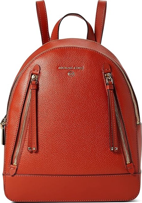 MICHAEL Michael Kors Pouch-Pocket Leather Backpack - ShopStyle