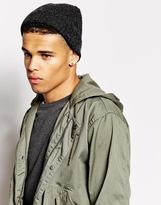 Thumbnail for your product : ASOS Fisherman Beanie with Wool