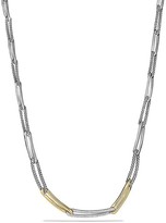Thumbnail for your product : David Yurman Labyrinth Link Necklace with Diamonds and Gold