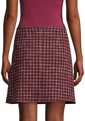 HUGO BOSS Veljara Tweed A-line Skirt