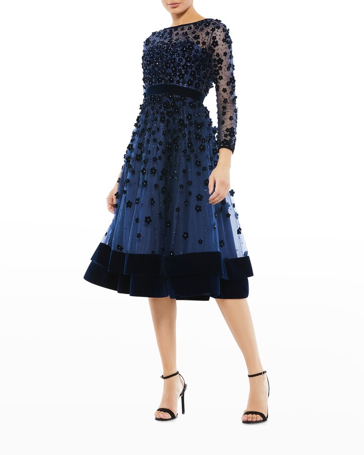 Blue Knee Length Women's Dresses | Shop the world's largest 