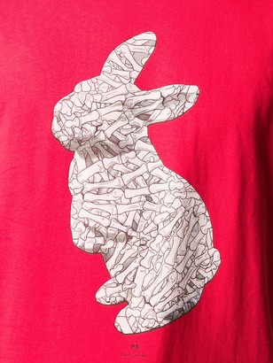 Paul Smith bone bunny print T-shirt