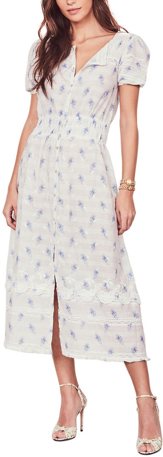 LoveShackFancy Sandy Midi Dress - ShopStyle