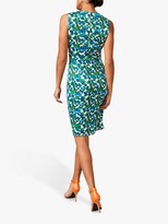 Thumbnail for your product : Phase Eight Clementine Floral Print Mini Wrap Dress, Ivory/Apple Green
