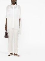 Thumbnail for your product : Brunello Cucinelli Asymmetric-Hem Button-Fastening Shirt