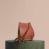 Thumbnail for your product : Burberry The Small Bridle Bag in Leather and Suede, Brown