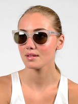 Thumbnail for your product : Cat Eye Kamali Kulture Square Sunglasses / Clear