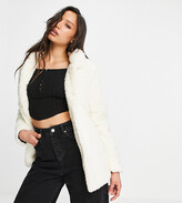 Thumbnail for your product : Parisian Tall borg teddy jacket in cream