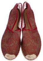 Thumbnail for your product : Valentino Lace Espadrille Flats