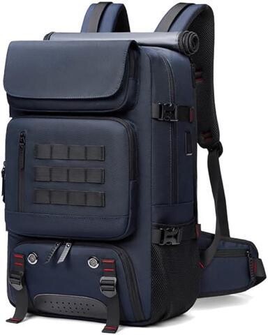 usbroway Men travel backpack,waterproof 17 inch Business Laptop Backpack with Separate Shoe Bag,Hidden USB charging port Hiking backpack 50L outdoors...