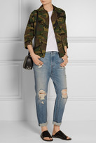 Thumbnail for your product : Alexander Wang Distressed Mid-rise Boyfriend Jeans - Mid denim
