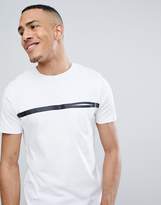 Thumbnail for your product : Selected T-Shirt With Stripe And Pocket Detail