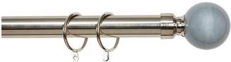 Very Painted Ball Finial Curtain Pole in 3 Colour Options - 90-160cm
