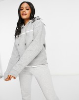 Thumbnail for your product : Criminal Damage oversized hoodie in grey marl
