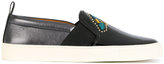 Bally - embroidered slip-on sneakers 