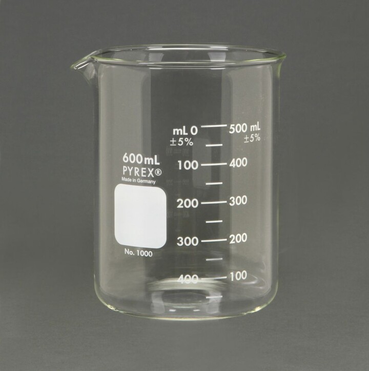 Pyrex Glass Griffin Beaker, Low Form, Measuring, 600 Ml - Walmart
