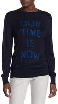 Thumbnail for your product : Theory Our Time Is Now Silk Blend Pullover