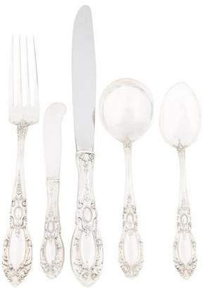Towle 52-Piece Sterling Silver King Richard Flatware Service