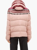 Thumbnail for your product : 1 MONCLER PIERPAOLO PICCIOLI 1 Pierpaolo Piccioli - Evelyn Colour-block Quilted Down Hooded Jacket - Light Pink