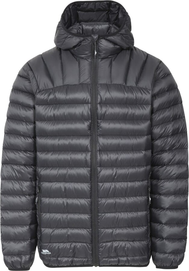 trespass black puffer jacket
