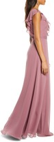 Thumbnail for your product : Marchesa Ruffle Chiffon A-Line Gown