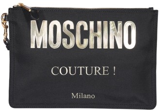 Moschino Printed Clutch Bag