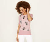 Thumbnail for your product : Oasis NHM WOVEN FRONT FRILL KNIT