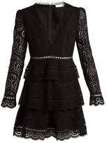 Thumbnail for your product : Zimmermann Tali Embroidered Cotton Dress - Womens - Black