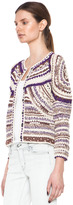 Thumbnail for your product : Isabel Marant Weston Lurex Cotton Crochet Cardigan in Violet