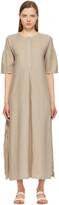 Thumbnail for your product : MAX MARA LEISURE Beige Linen Arda Dress
