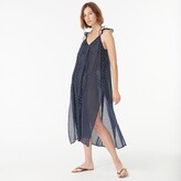 Thumbnail for your product : J.Crew Ruffle-strap cover-up in classic dot