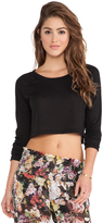Thumbnail for your product : Show Me Your Mumu Cher Crop Sweater