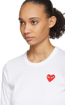 Thumbnail for your product : Comme des Garcons Play White Heart Patch Long Sleeve T-Shirt