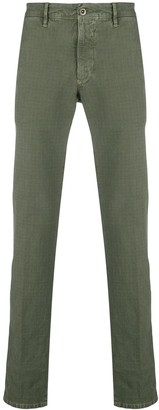 Incotex Checked Straight Trousers