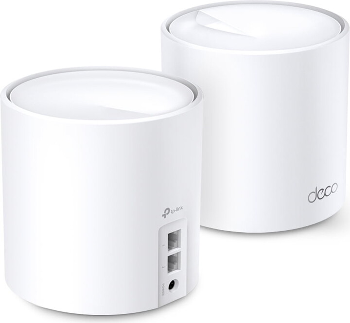 TP-Link AX1500 W-Fi 6 Dual-Band AI-Driven Home Mesh Router System, Replaces Individual Routers and Extenders, Connects over 120 devices, Indoor coverage up to 3,900 sq. ft., - Deco W3000 (2-pack)