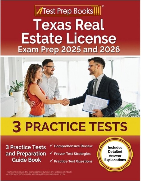Test Prep Books Texas Real Estate License Exam Prep 2025 and 2026 - by Joshua Rueda (Paperback)