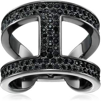 Michael Kors Gunmetal Black Pave Ring