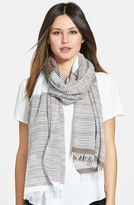 Thumbnail for your product : Lafayette 148 New York Variegated Stripe Scarf