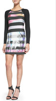 Thumbnail for your product : Trina Turk Trina by Montecito Striped Street-Print Dress