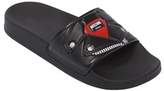 Thumbnail for your product : Moschino 10mm Logo Rubber Slide Sandals