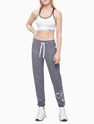Calvin Klein Performance Stripe Logo Drawstring Sweatpants - ShopStyle  Activewear Pants