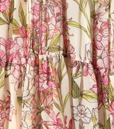 Thumbnail for your product : Giambattista Valli Tiered floral silk maxi dress