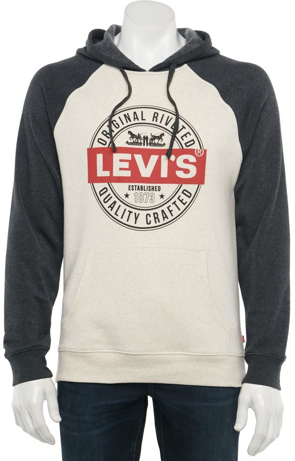 levi's gray hoodie