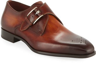 magnanni double monk strap