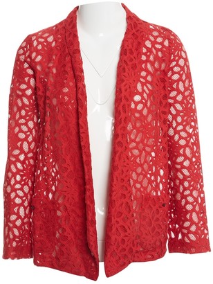 Roseanna Red Cotton Jackets