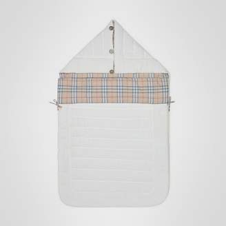 Burberry Check Cotton Baby Nest