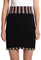 Thumbnail for your product : Christopher Kane Geometric Knit Skirt