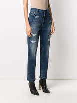 Thumbnail for your product : Dolce & Gabbana Distressed Tapered Jeans