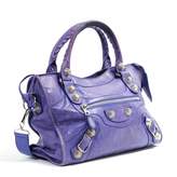 Thumbnail for your product : Balenciaga City Purple Leather Handbag